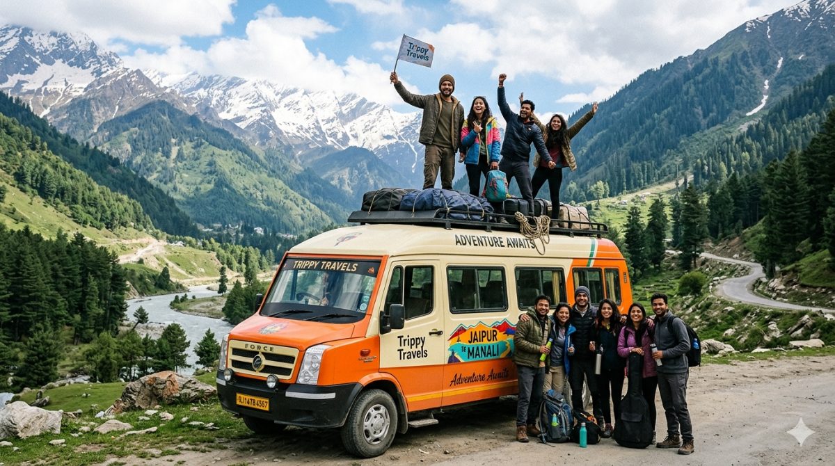 Jaipur to Manali stranger group trip